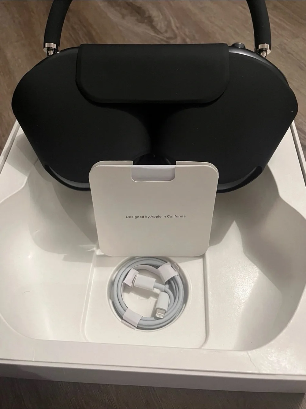 Apple AirPod max midnight color, brand new, opened box